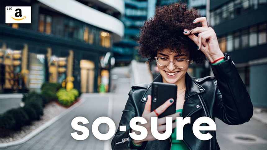 so-sure - Mobile Phone Insurance | £15 Amazon voucher + first 2 months free