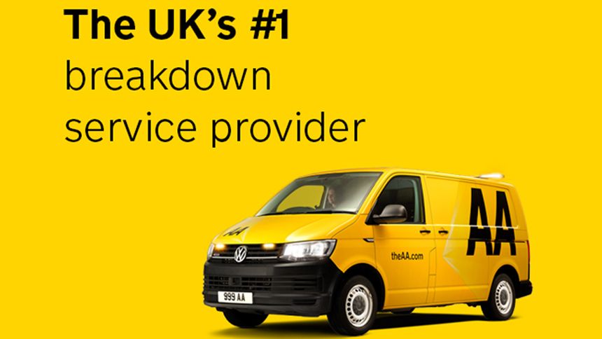AA Breakdown Cover - From £3.90 per month* for NHS